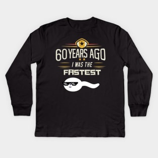 60th-Birthday Kids Long Sleeve T-Shirt